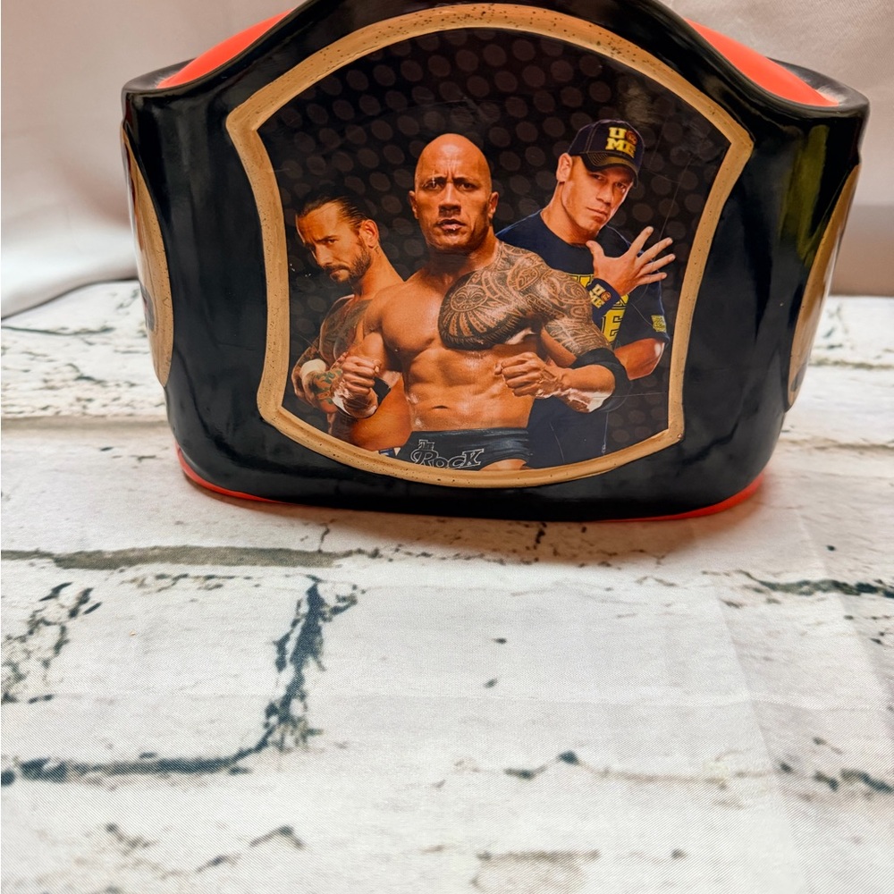 WWE‎ Coin Bank The Rock John Cena CM Punk 2014 FAB Starpoint Collectible